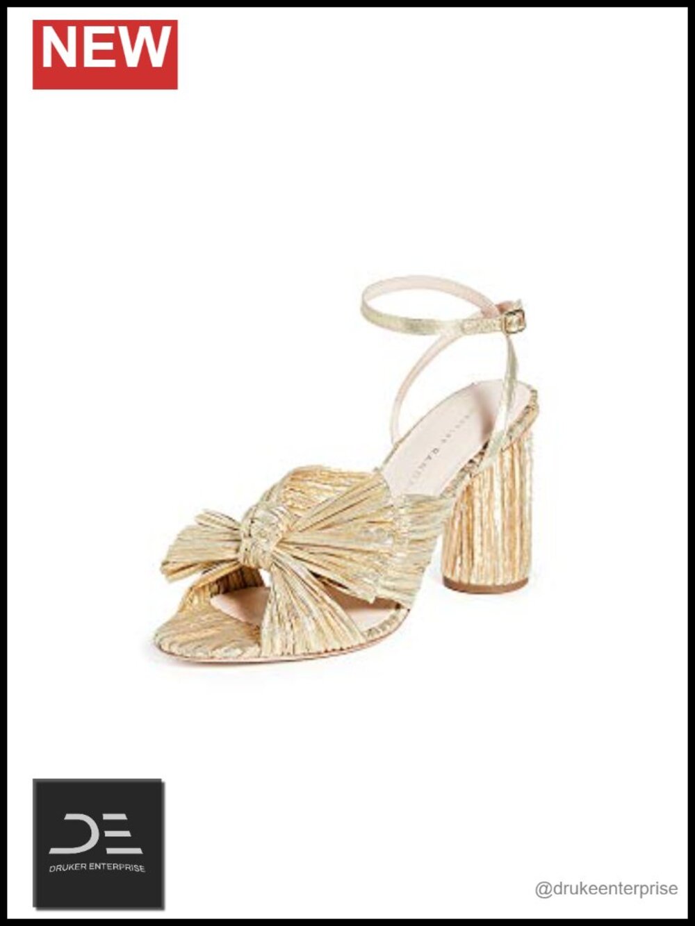 Cushioned Leather Heeled Sandals with Ankle Strap - Open Toe Formal Party Shoes